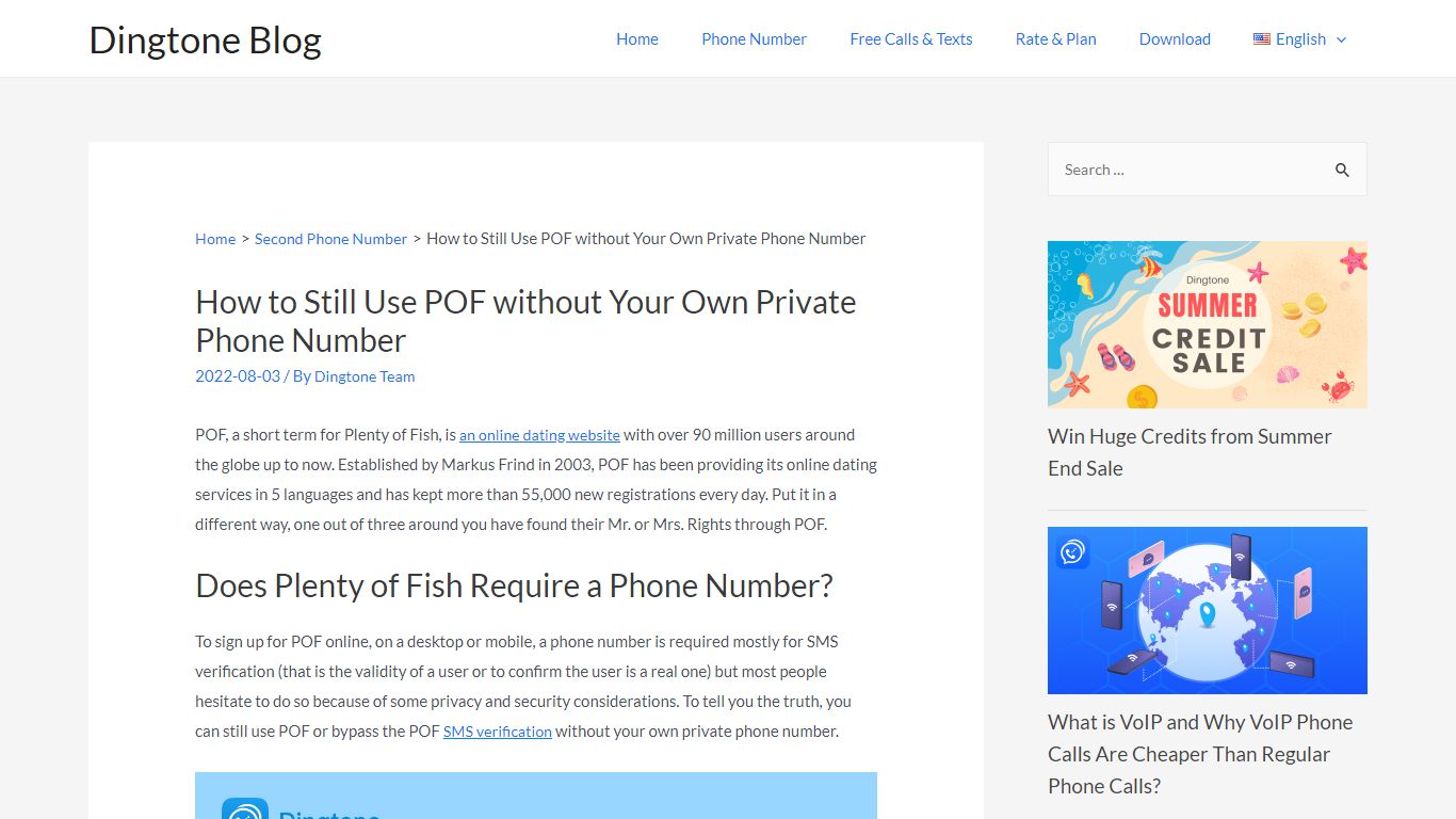 How to Still Use POF without Your Own Private Phone Number - Dingtone Blog